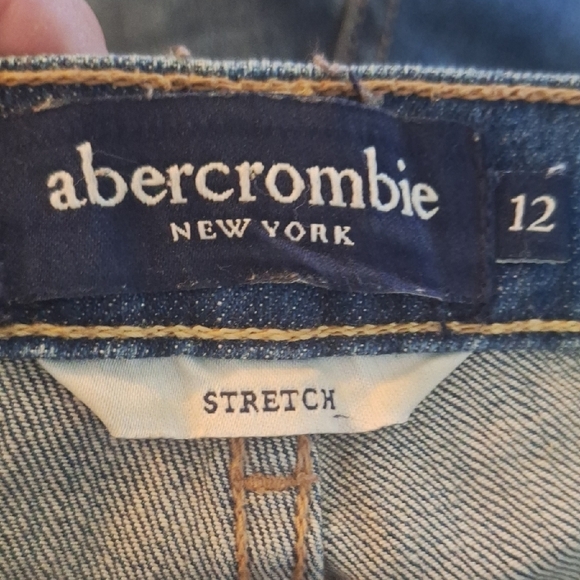 Abercrombie & Fitch Blue Jean Shorts Classic Style - Picture 5 of 6